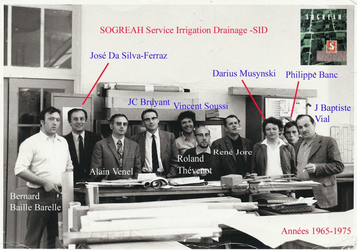 1965 equipe projet sogreah beauvert noms 1