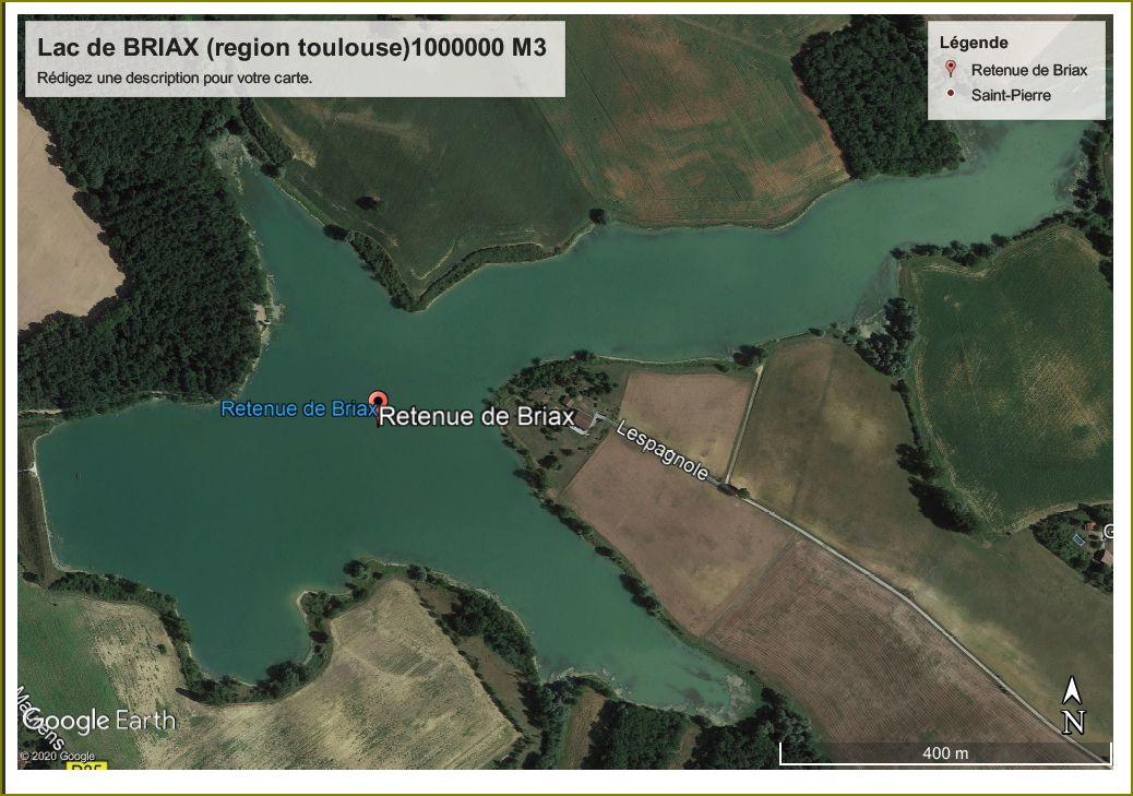 7 lac de briax region toulouse 1 milion m3