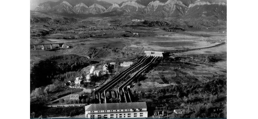 La centrale de ventavon en 1950