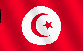 Tunisie flag animdrap